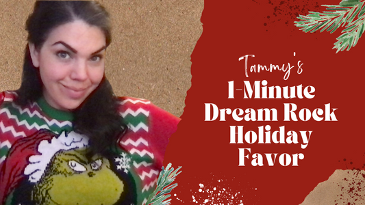 1-Minute Holiday Favor! Dream Rock Review - Prompt included!